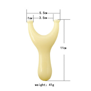 Pale Goldenrod Cheapest Price Pure Resin Laser Slingshot Portable Sling shot New Design