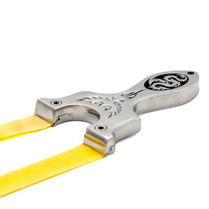 Gray Cheapest price Stainless Steel Slingshot Hunting Sling shot good design