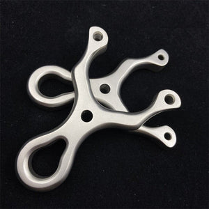 Black CNC Fidget Stainless Steel Slingshot MARKSMAN