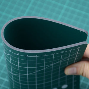 Dark Slate Gray Cutting Board A3 Utility Knife Cutting Pad Three-Layer Double-Sided Paper Cutting Pad PVC Carving Knife Pad INDIAN SLINGSHOT