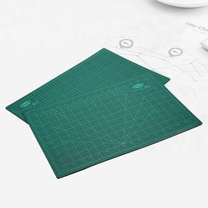 Sea Green Cutting Board A3 Utility Knife Cutting Pad Three-Layer Double-Sided Paper Cutting Pad PVC Carving Knife Pad INDIAN SLINGSHOT