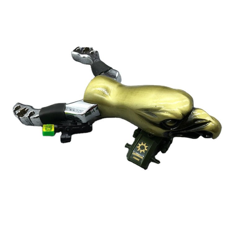 Dark Slate Gray Eagle Head Carved Slingshot New Light Weight Precision Slingshot Multifunctional Fishing Shooting Fish Shooting Device Catapult