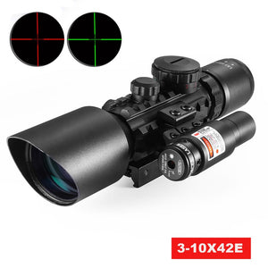Dark Slate Gray Y-Warwolf M9 LS3-10X42E Long Rod Crossbow Scope MARKSMAN