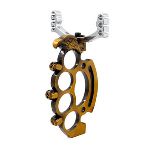 Sienna Factory New Design Alloy Slingshot Shooting Sling shot with Rubber band