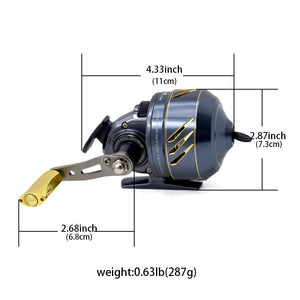 Dark Slate Gray Fishing hunting slingshot fishing reel strong fish slingshot fishing reel
