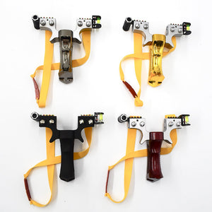 White Smoke Four-color double screw resin slingshot hunting outdoor precision shooting sling shot