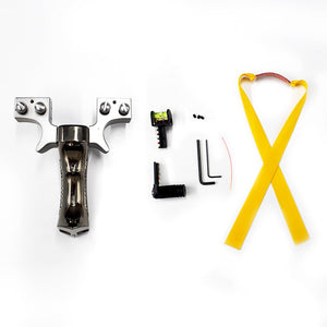 White Smoke Four-color double screw resin slingshot hunting outdoor precision shooting sling shot