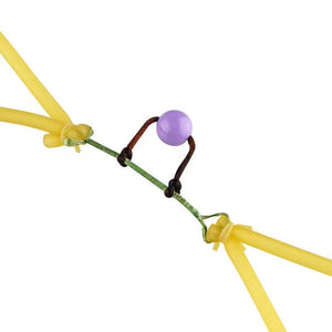 Dark Khaki High Elastic Rebound Fast Fish Archery Rubber Band Slingshot Bracket With Hand Dispenser Archery Traditional 3060 Rubber Band