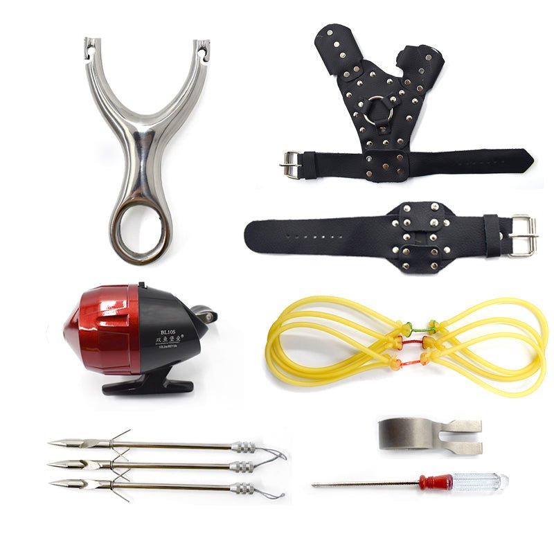 thumbnail image 2 of Professional High Velocity Slingshot Set – Plastic Catapult For Outdoor Hunting & Fishing Bait Throwing 2 of 6