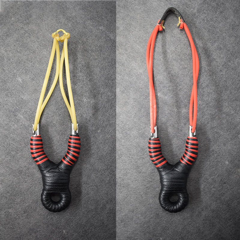 Dim Gray High precision stainless steel professional outdoor shooting sling shot slingshot set