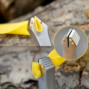 Slate Gray High Quality Metal Powerful Slingshot Outdoor Hunting Bow Catapult with Flat Rubber Band