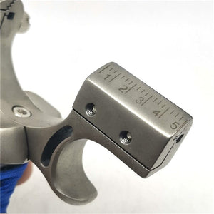 Light Slate Gray High Quality Support Head Stainless Steel 98K Heavy Bow Flat Leather Fast Compression Non Binding Bow Sweat Absorbent Catapult