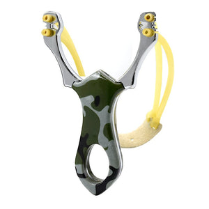 Gray High Quality top 304 stainless steel with trailing accessories Camouflage Professional slingshot competitive matches