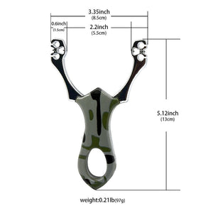 Dark Slate Gray High Quality top 304 stainless steel with trailing accessories Camouflage Professional slingshot competitive matches