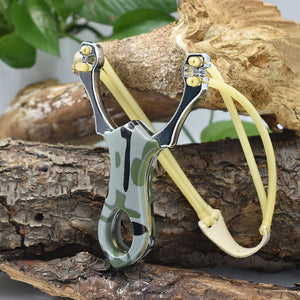 Dark Olive Green High Quality top 304 stainless steel with trailing accessories Camouflage Professional slingshot competitive matches