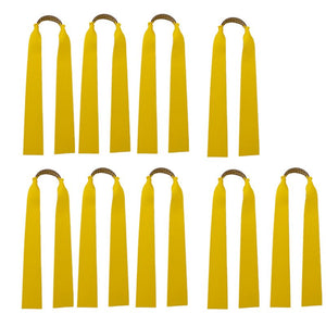 Goldenrod Hot Sale High Precision Telescopic Slingshot Accessories Wide and Thick Rubber Band
