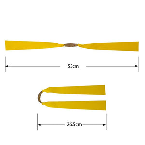 Goldenrod Hot Sale High Precision Telescopic Slingshot Accessories Wide and Thick Rubber Band