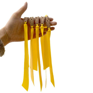 Dark Goldenrod Hot Sale High Precision Telescopic Slingshot Accessories Wide and Thick Rubber Band