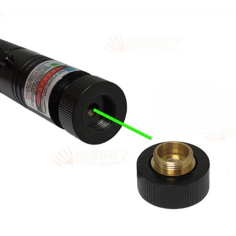 Hot sale powerful Laser Pen Green Laser Pointer Light hard anodizing black Pointer Pen 303 Adjustable Focus 532nm For Hunting - INDIAN SLINGSHOT