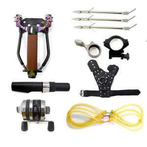 Hunting Fishing Slingshot Shooting Bow Powerful Fishing Compound Bow Catching Fish High Speed Fishing Accessories - INDIAN SLINGSHOT