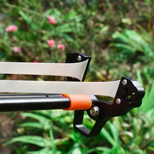 Dark Olive Green New Retractable Long Rod Slingshot Outdoor Target Shooting Fishing Slingshot Rifle Precision Shooting INDIAN SLINGSHOT