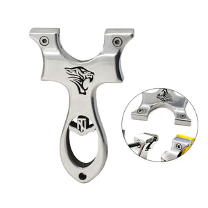 Gray TN Tiger Head 304 Stainless Steel Slingshot INDIAN SLINGSHOT