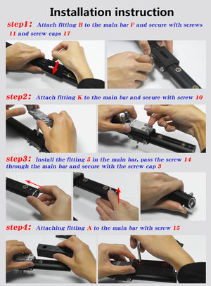 Light Gray New Retractable Long Rod Slingshot Outdoor Target Shooting Fishing Slingshot Rifle Precision Shooting INDIAN SLINGSHOT