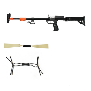 Dark Slate Gray New Retractable Long Rod Slingshot Outdoor Target Shooting Fishing Slingshot Rifle Precision Shooting INDIAN SLINGSHOT