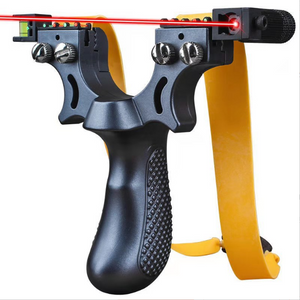 Dark Slate Gray Double Screw Grey Resin High Precision Laser Slingshot Outdoor Resistant Portable Target Shooting Slingshot SLINGSTER