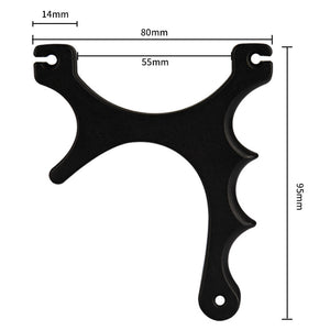 Black New Slingshot Regardless of Left and Right Hands Freely Tie Card Ball Slingshot INDIAN SLINGSHOT