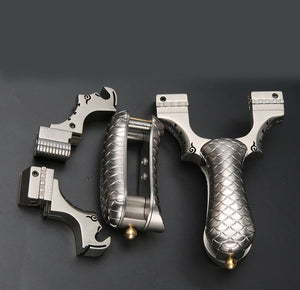 Dark Slate Gray New Mermaid Tail Folding Slingshot MARKSMAN