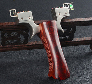 Dark Slate Gray New Wooden Handle Fast Pressure Powerful Slingshot INDIAN SLINGSHOT