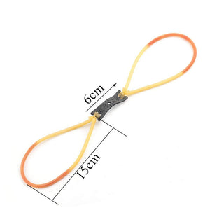 Beige 2 Strand Slingshot Rifle Natural Latex Rubber Tube Slingshot Catapult Accessories INDIAN SLINGSHOT