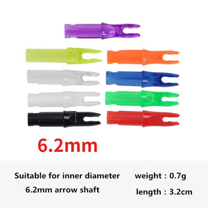 Dark Slate Gray Bow And Arrow Equipment Tail Archery Equipment 6.2MM Insert Tail Cover Accessories Carbon Arrow Fiberglass Arrow INDIAN SLINGSHOT