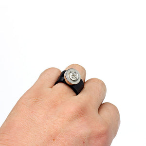 Tan Outdoor Strong Magnetic Ring Strong Suction Rim Ring Automatic Adjustment Size Magnetic Buckle Slingshot Accessories INDIAN SLINGSHOT