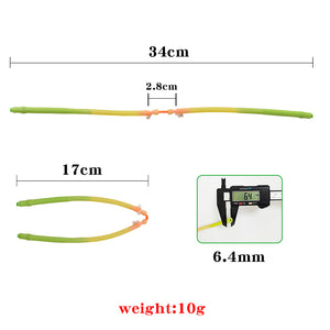 Black Rubber Band Fishing Slingshot Latex Rubber For Outdoor Shooting Slingshot Accessories INDIAN SLINGSHOT