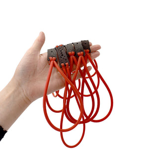 Rosy Brown High-Elastic Fishing Rubber Band for Slingshot – Durable & Powerful INDIAN SLINGSHOT