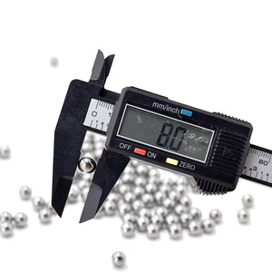 Light Gray 100 Pieces of  High Carbon Slingshot Steel Ammo Ball of 6 mm / 7 mm / 8 mm / 9mm / 10 mm / 11mm / 12mm - Outdoor Shooting Slingshot Accessories INDIAN SLINGSHOT