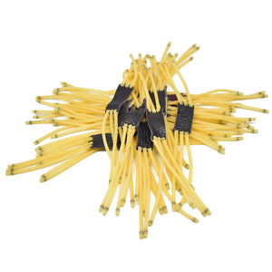 Light Goldenrod 1745 Type 6 Strips Elastic Rubber Bands INDIAN SLINGSHOT