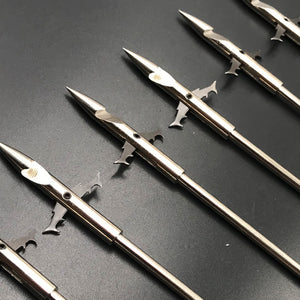 Dim Gray Seamless Barbed Rear Fishing Dart MARKSMAN