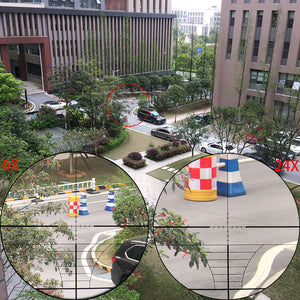 Dark Olive Green 6-24x50 AOEG Optic Sight Illuminated Scope MARKSMAN