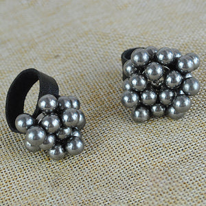 Dark Gray Outdoor Strong Magnetic Ring Strong Suction Rim Ring Automatic Adjustment Size Magnetic Buckle Slingshot Accessories INDIAN SLINGSHOT