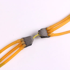 Lavender Blush 6-Strand Double Layer Falcon Fishing Slingshot Rifle Rubber Bands INDIAN SLINGSHOT