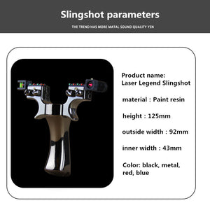 Black Slingshot New Upgrade Press Laser Infrared Target Shooting Launcher New Catapult Toys INDIAN SLINGSHOT
