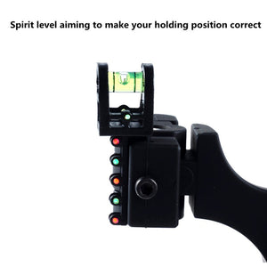 Laser Slingshot High Precision Catapult Flat Rubber Band Slingshot High Precision Outdoor Target Shooting Slingshot Laser Aiming - INDIAN SLINGSHOT