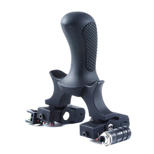 Laser Slingshot High Precision Catapult Flat Rubber Band Slingshot High Precision Outdoor Target Shooting Slingshot Laser Aiming - INDIAN SLINGSHOT