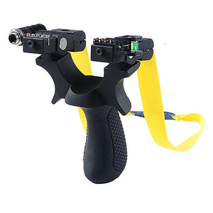 Laser Slingshot High Precision Catapult Flat Rubber Band Slingshot High Precision Outdoor Target Shooting Slingshot Laser Aiming - INDIAN SLINGSHOT