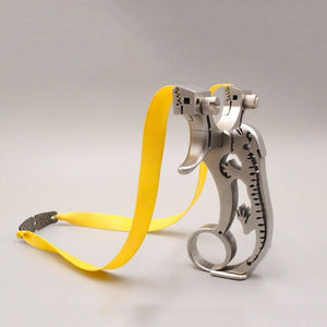 Gray New Monster Lizard Stainless Steel Slingshot INDIAN SLINGSHOT
