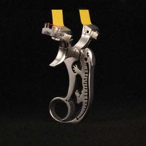 Black New Monster Lizard Stainless Steel Slingshot INDIAN SLINGSHOT