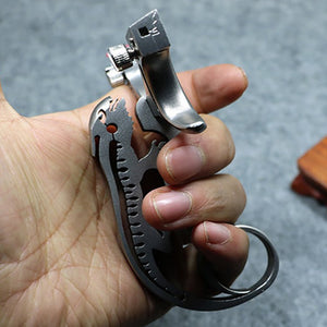 Light Slate Gray New Monster Lizard Stainless Steel Slingshot INDIAN SLINGSHOT